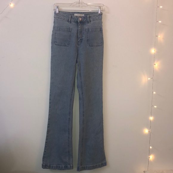Blue Light Flare Wash Twix Jeans - Size 26 - Picture 1 of 12